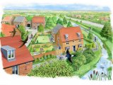 Illustration of Wildlife Friendly Housing Estate (#4036)