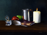 Illustration of Still Life - Ink Pot & Candle (#0682)