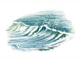 Illustration of Wave (Small Splashing) (#4778)